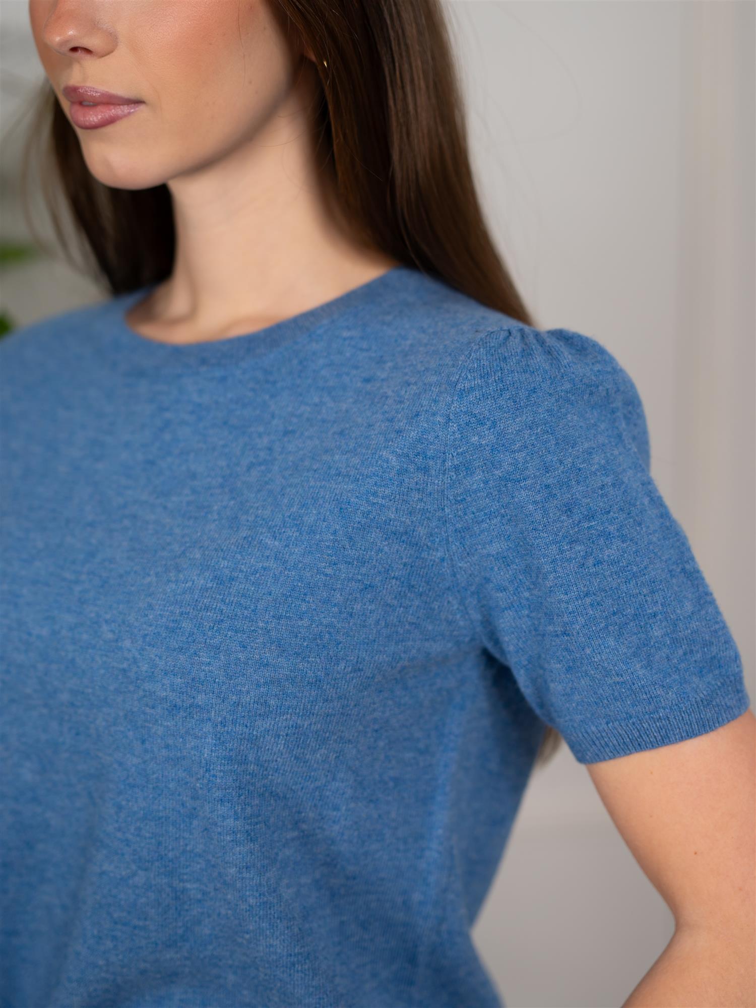 Dear Dharma Anne Puff Tee Denim
