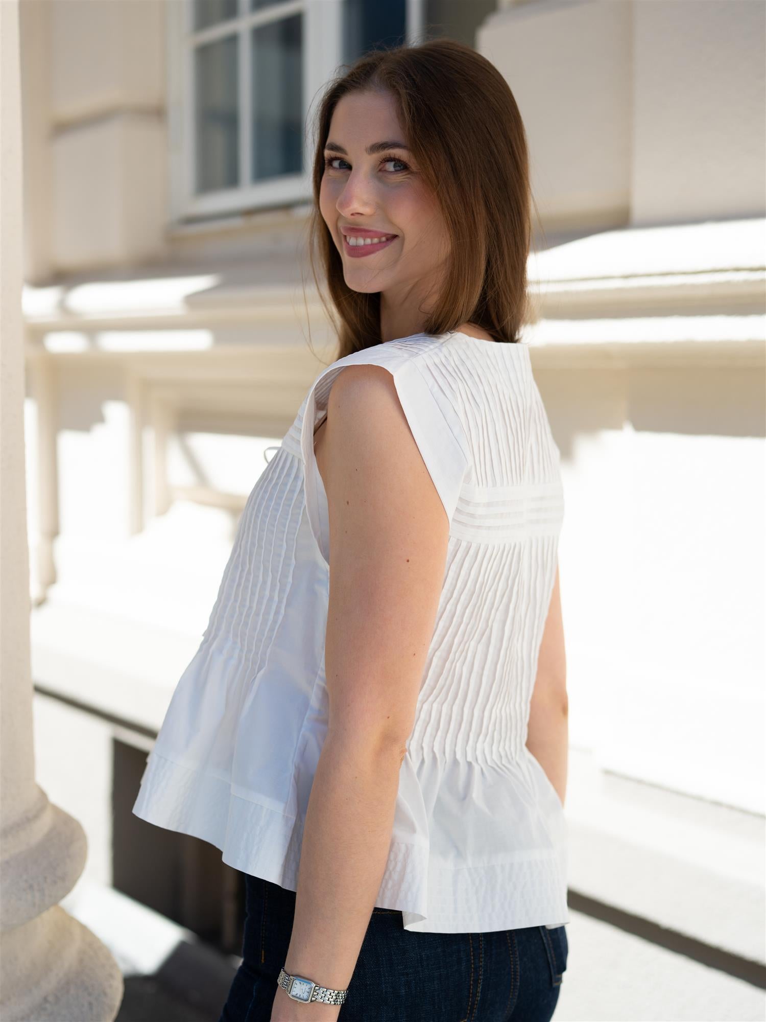 Camilla Pihl Mavie Top White
