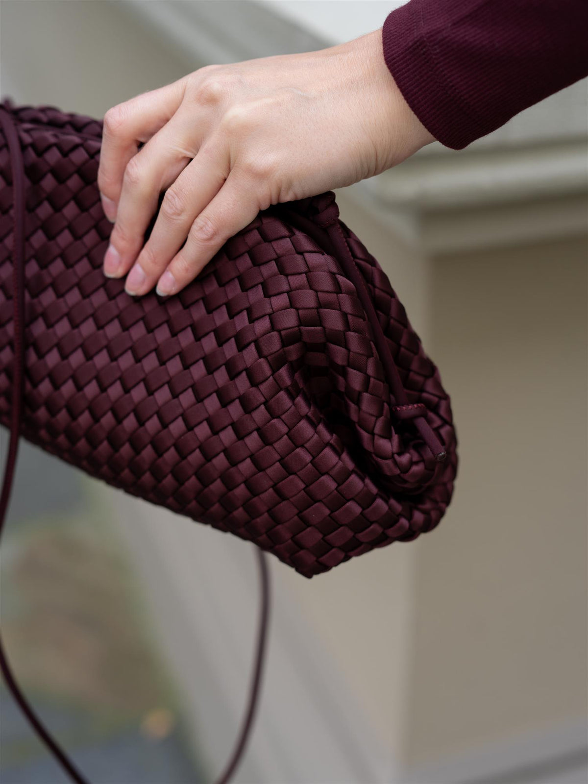 Pouch Inkberry Satin