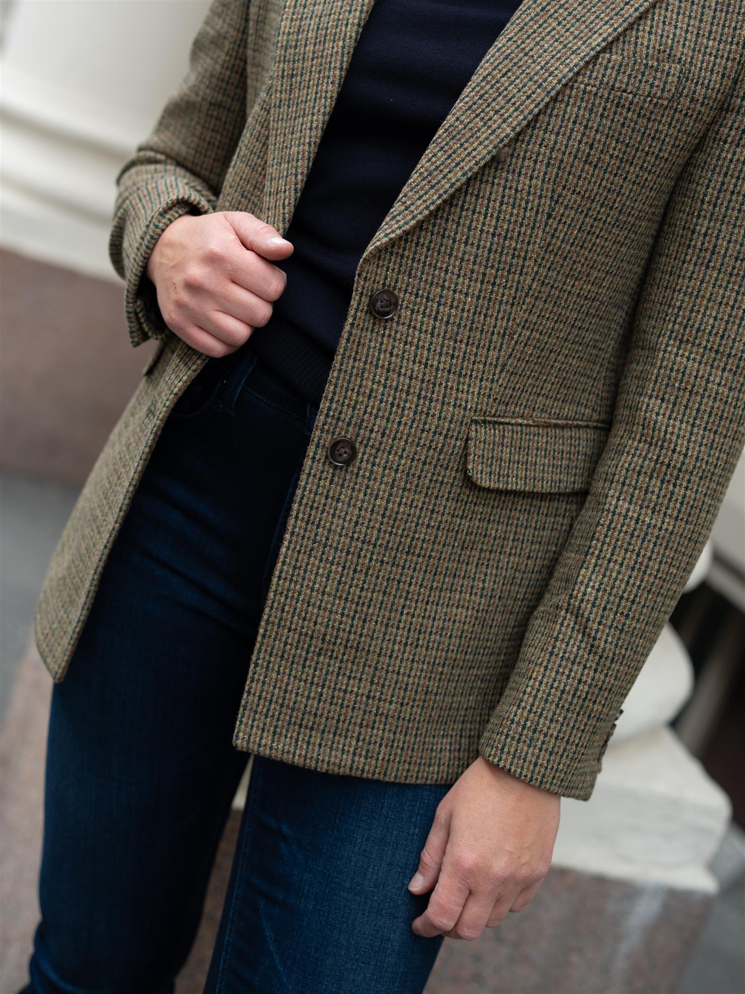 Brook Houndstooth Blazer