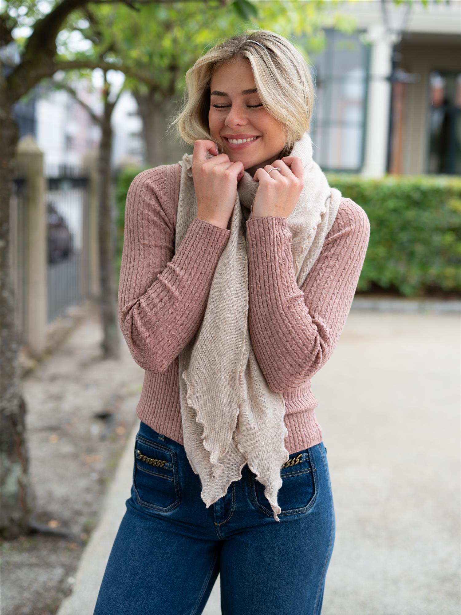 Triangle Scarf Sand