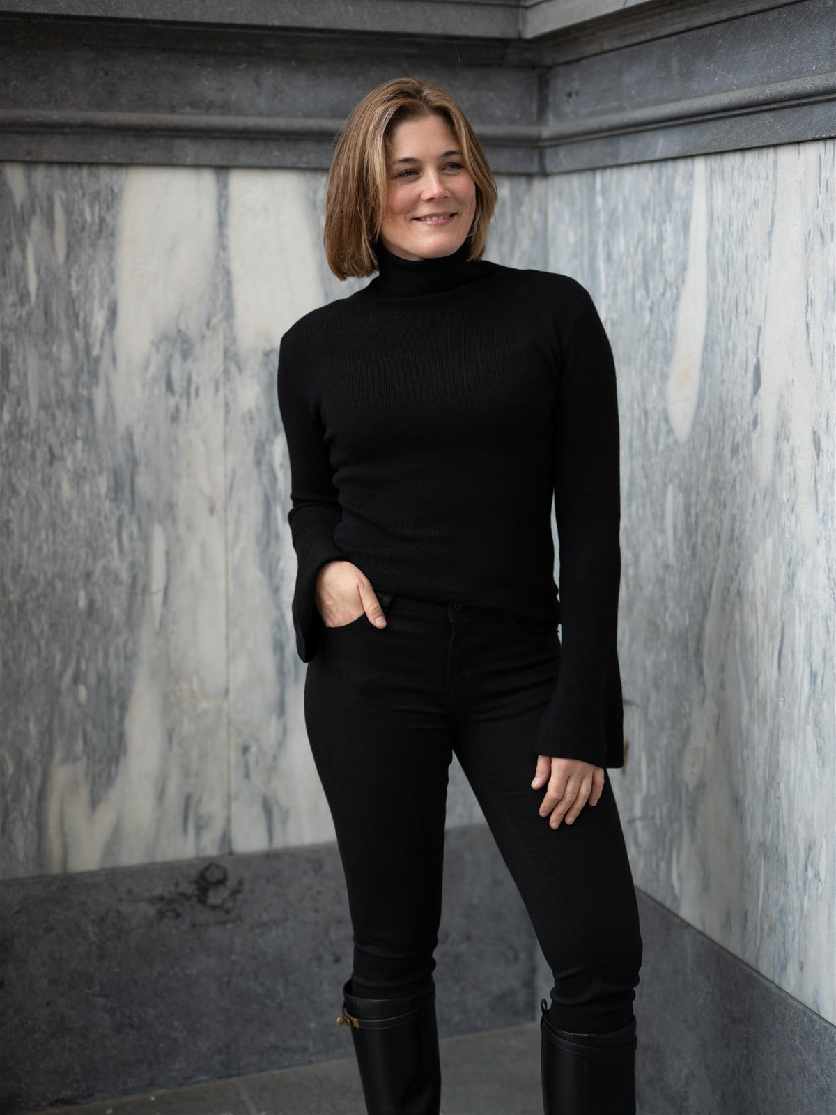 Vilje Merino Sweater Black