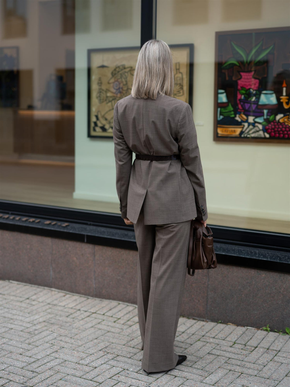 MMLucey Dynamic Luxe Blazer Falcon