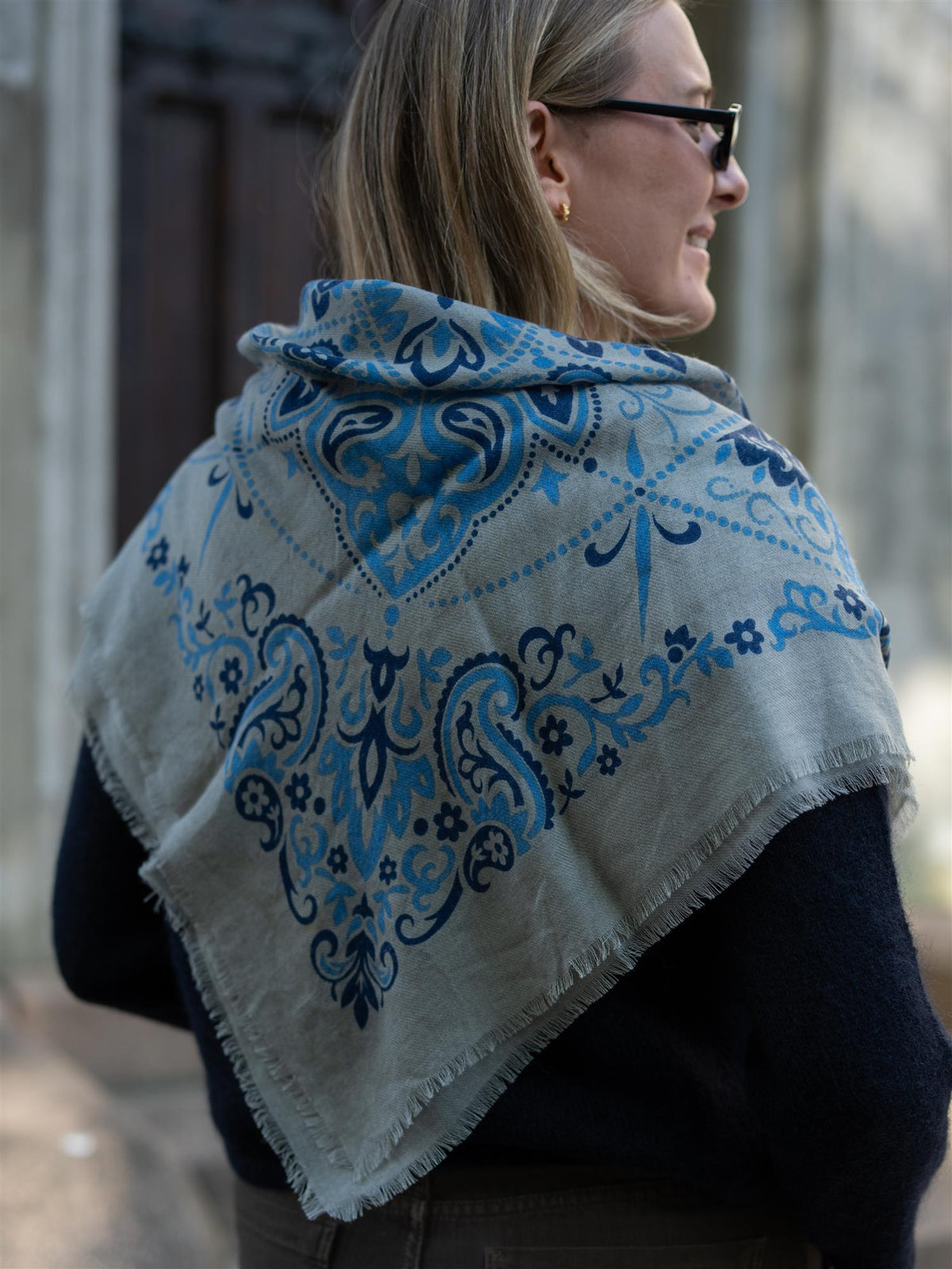 Scarf Bandana Blue Stone WS