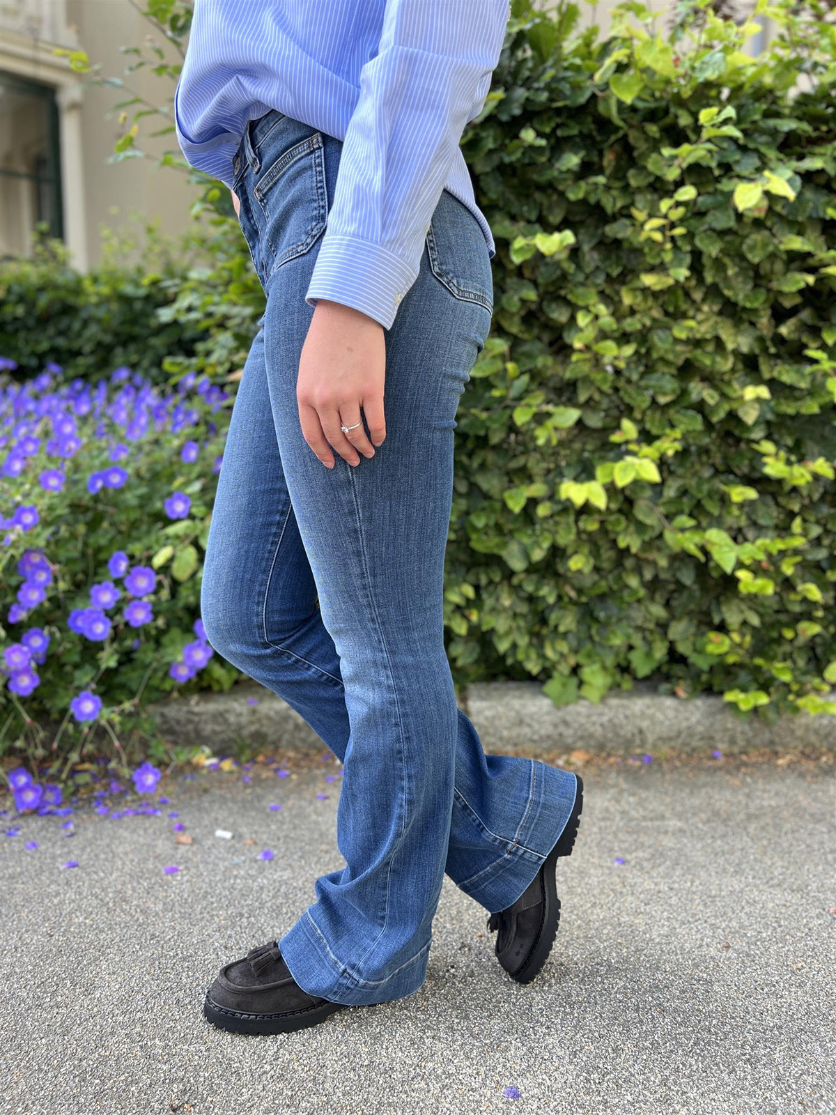 Denim Studio Jim Denim Blue Cashmere Antic wash