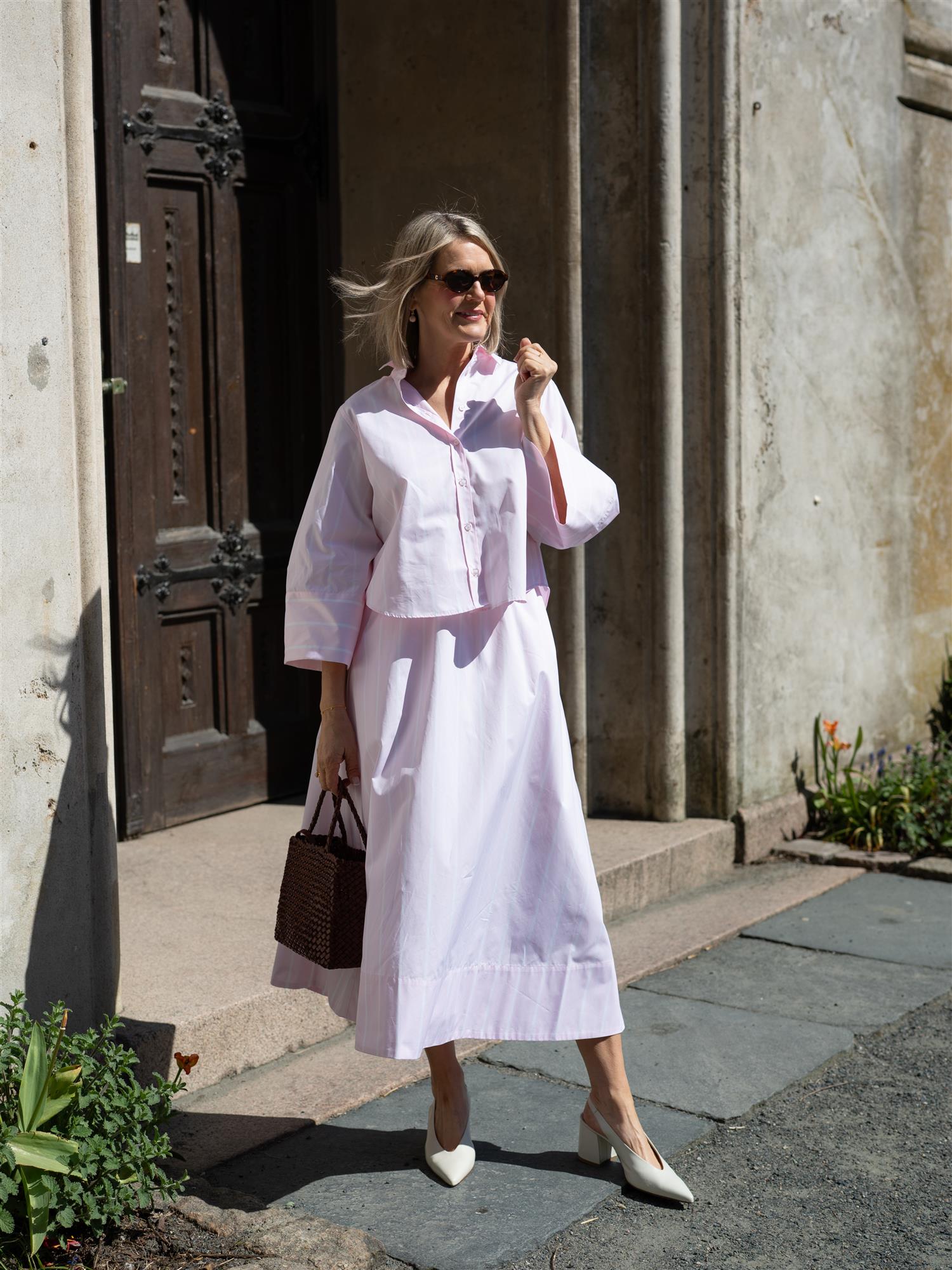 Julie Josephine Sanne Skirt Peony Stripe