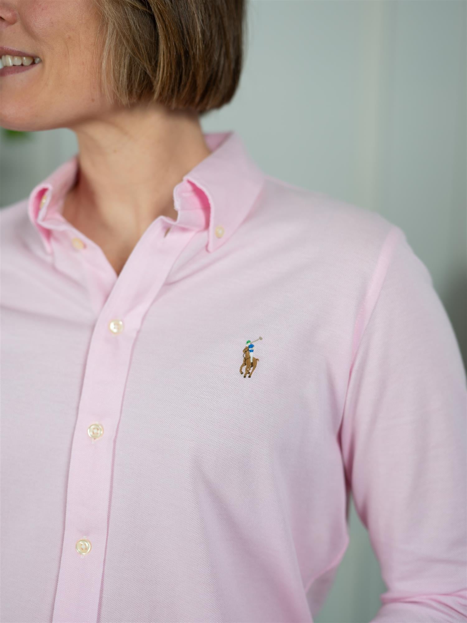 Polo Heidi-Skinny-Long Sleeve-Knit Pink