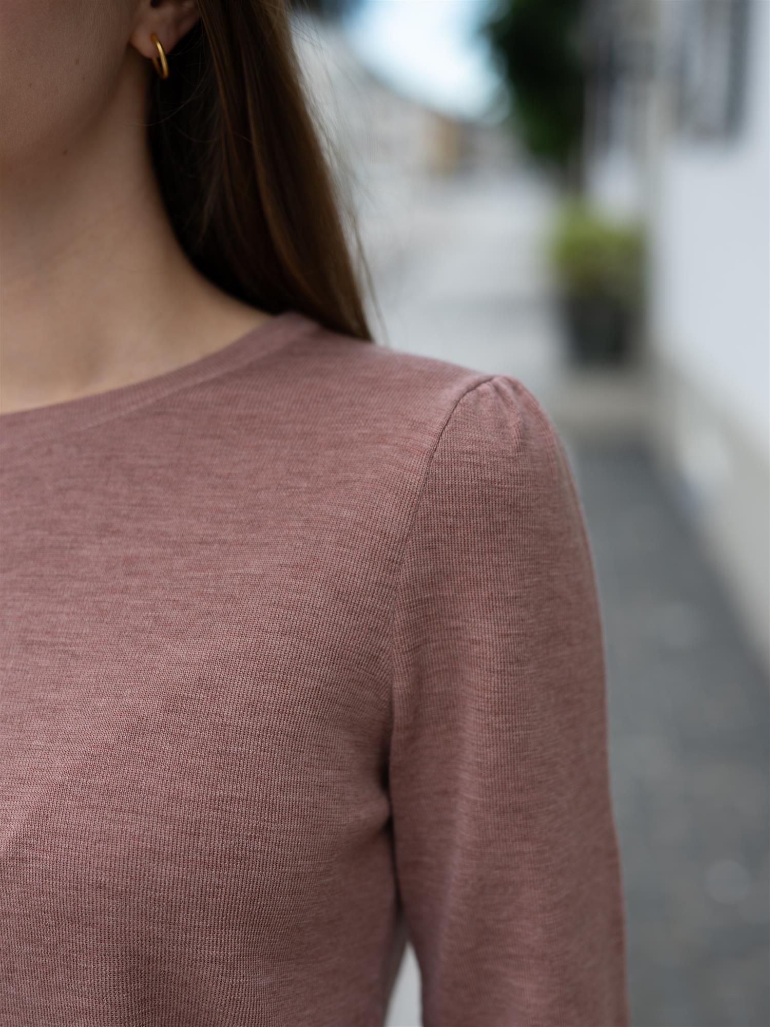 Mela Sweater Ash Rose Melange