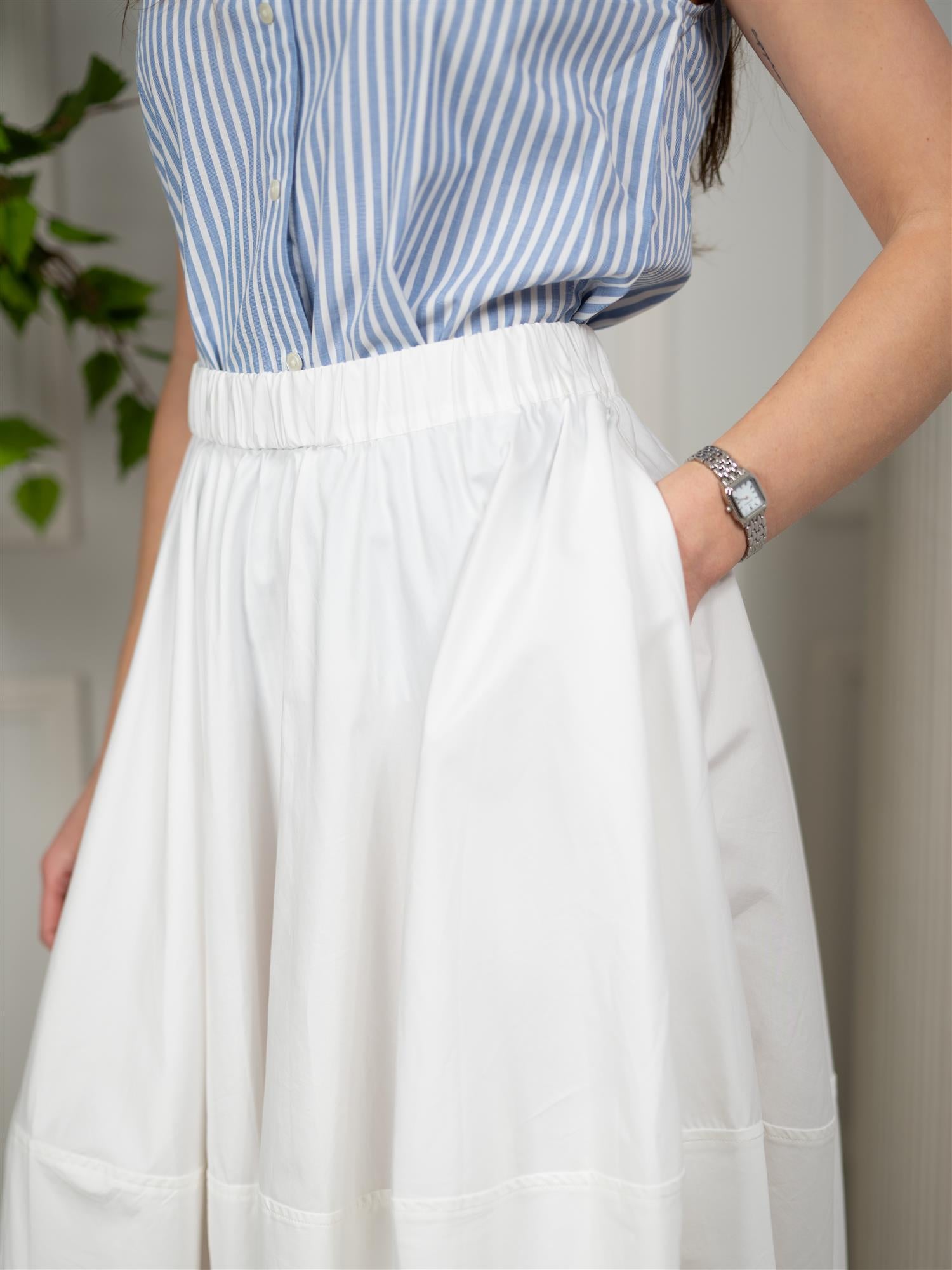 ONE and OTHER Lisette Skirt Offwhite