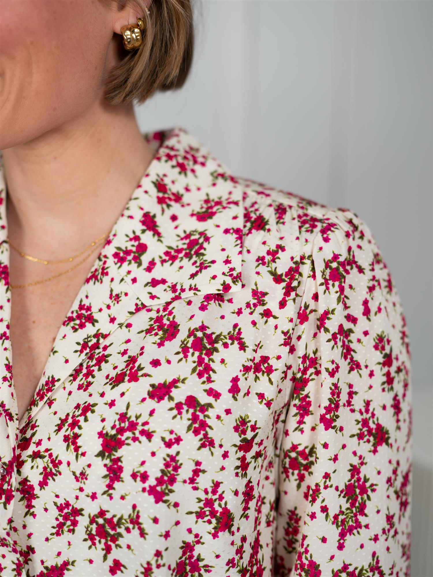 Camilla Pihl Lu Lu Blouse Berry Print