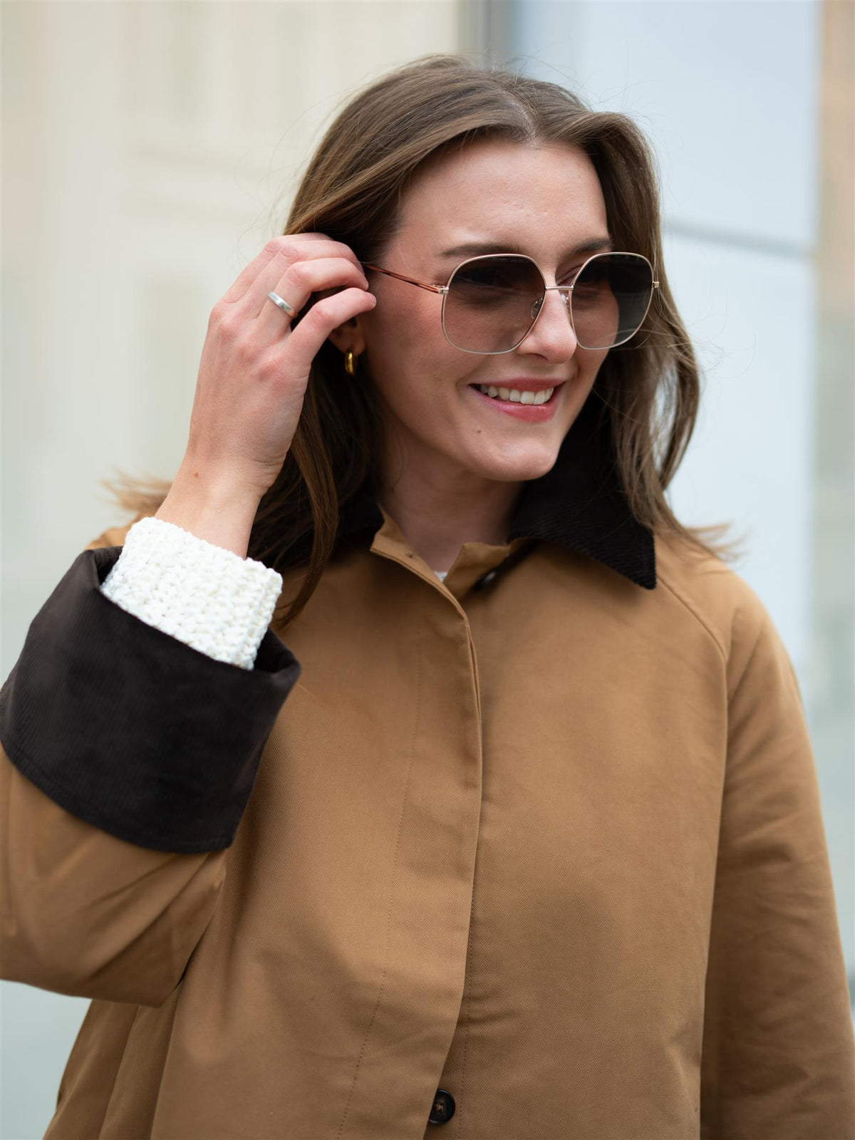 Glas Cornelia Gold Blush Sunglasses
