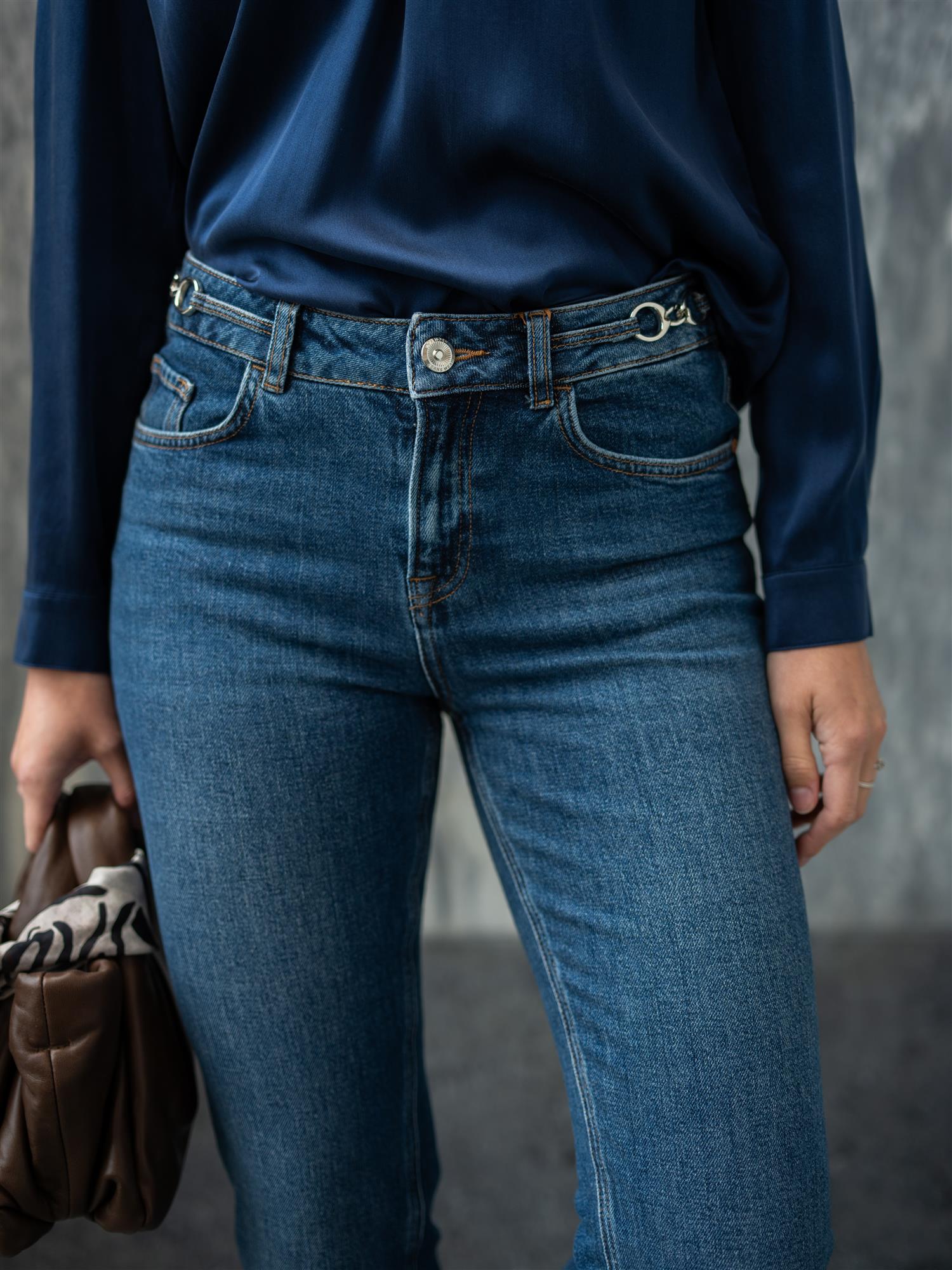 Mmashley Galleon Raw Jeans Blue