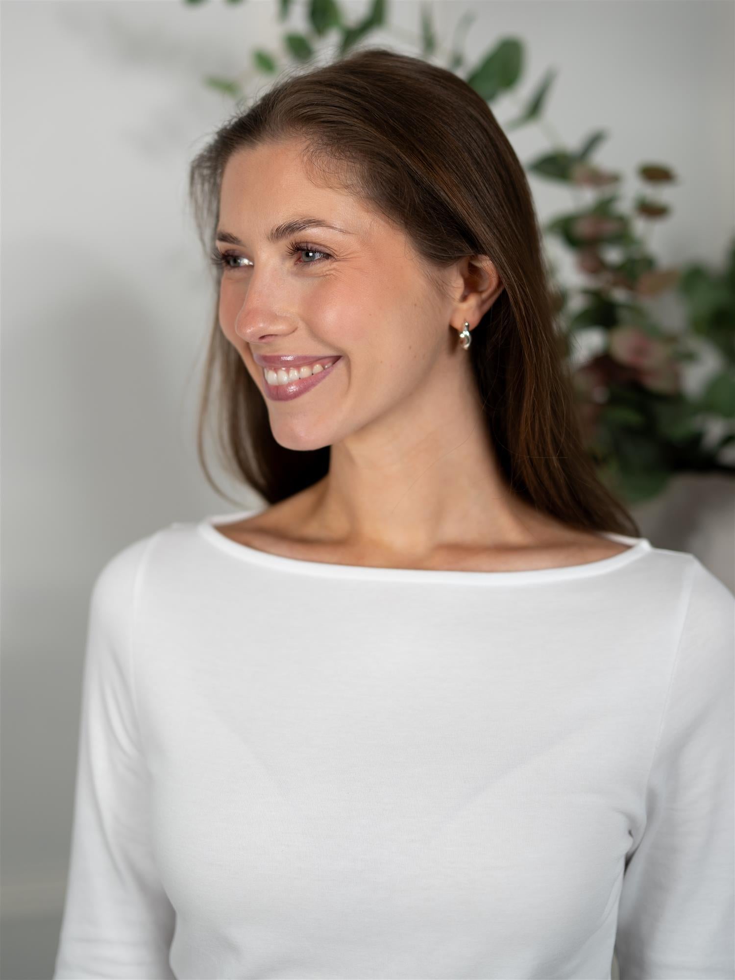 Julie Josephine Nina Half Sleeve White