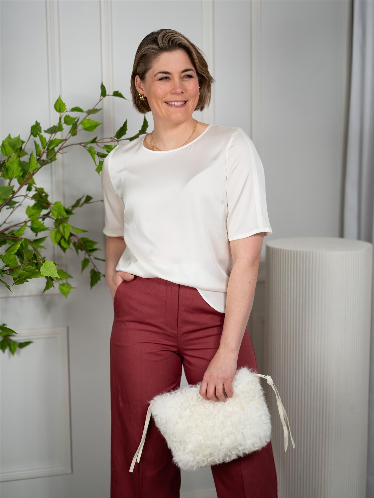Stenströms Sanne Blouse Offwhite