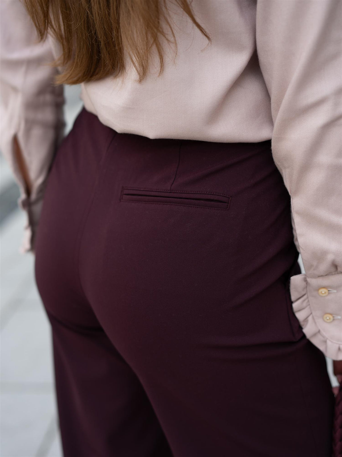 Louise Pants Dark Purple
