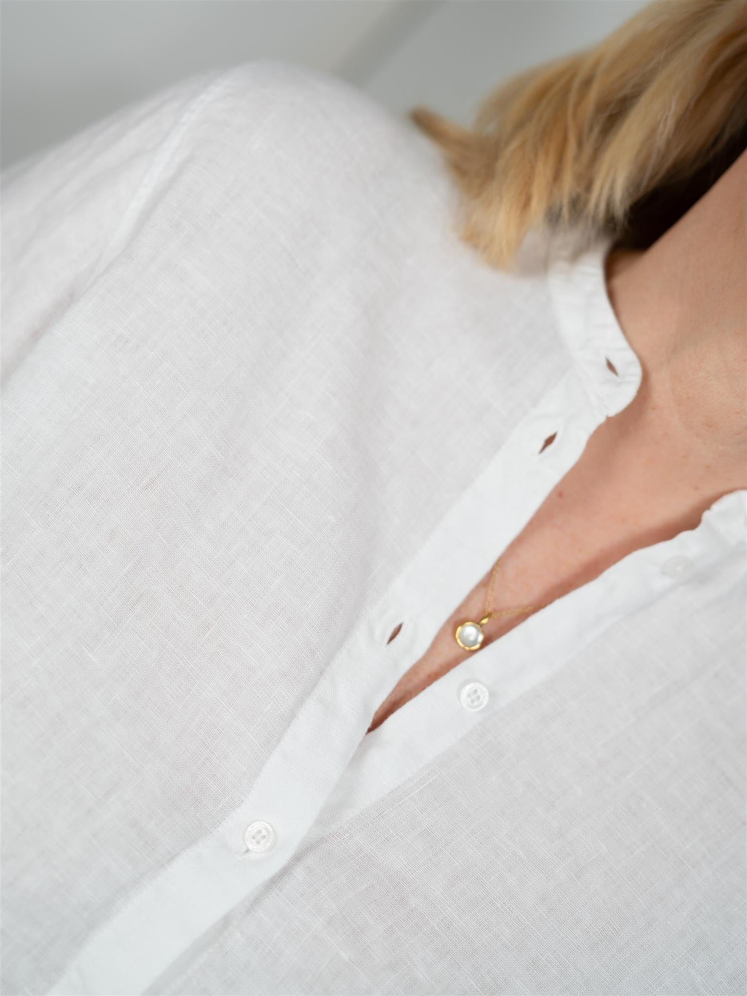 Mmartina Linen Shirt White