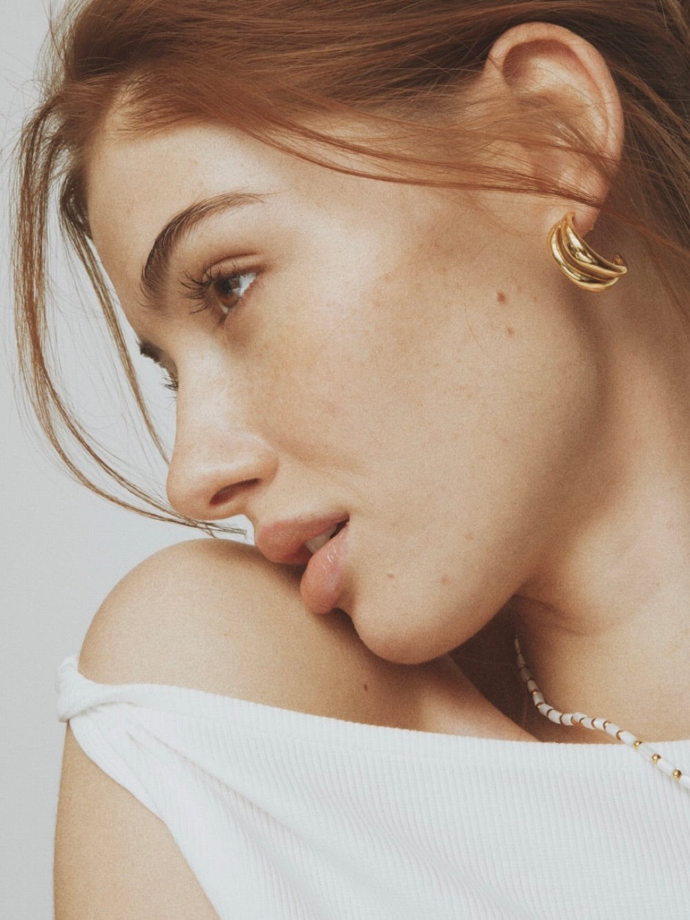 Camilla Pihl The Big Curved Hoops Gold