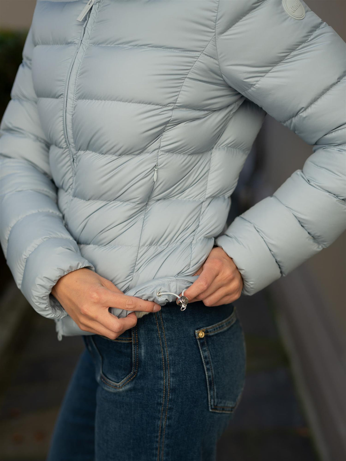 Ladies Down Jacket Ice Blue
