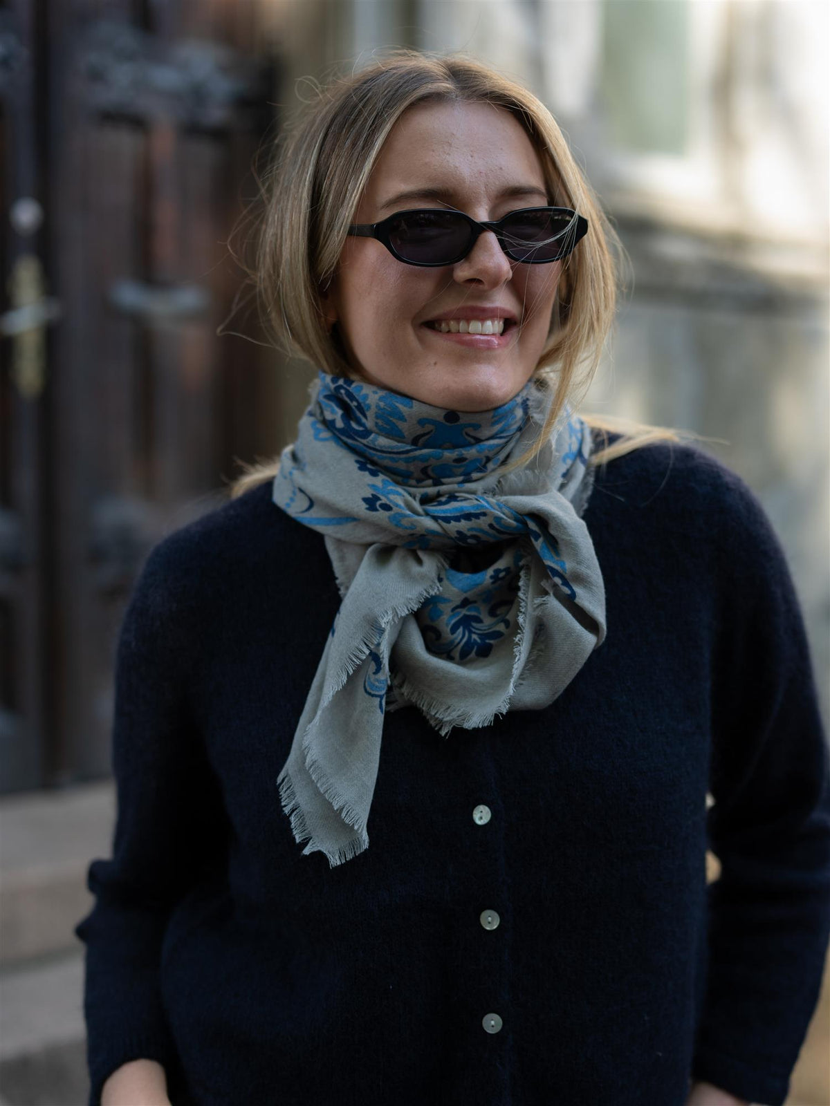 Scarf Bandana Blue Stone WS