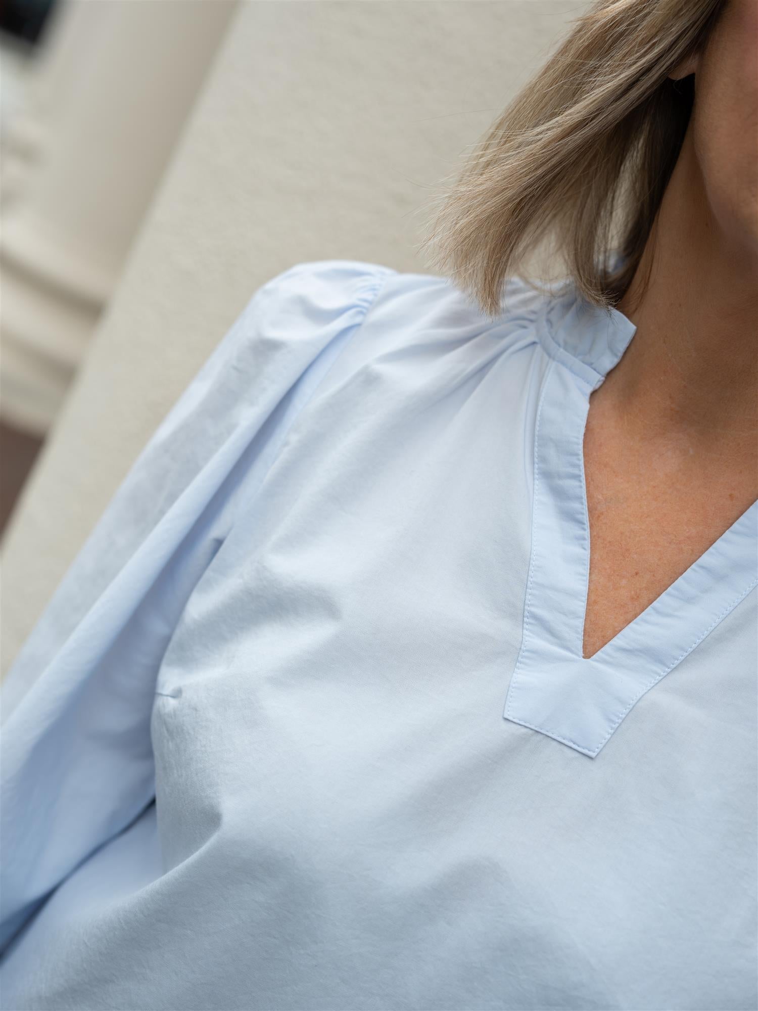 Infinity Blouse Light Blue