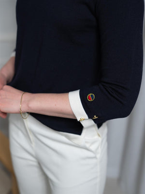 Busnel Helen Contrast Top
