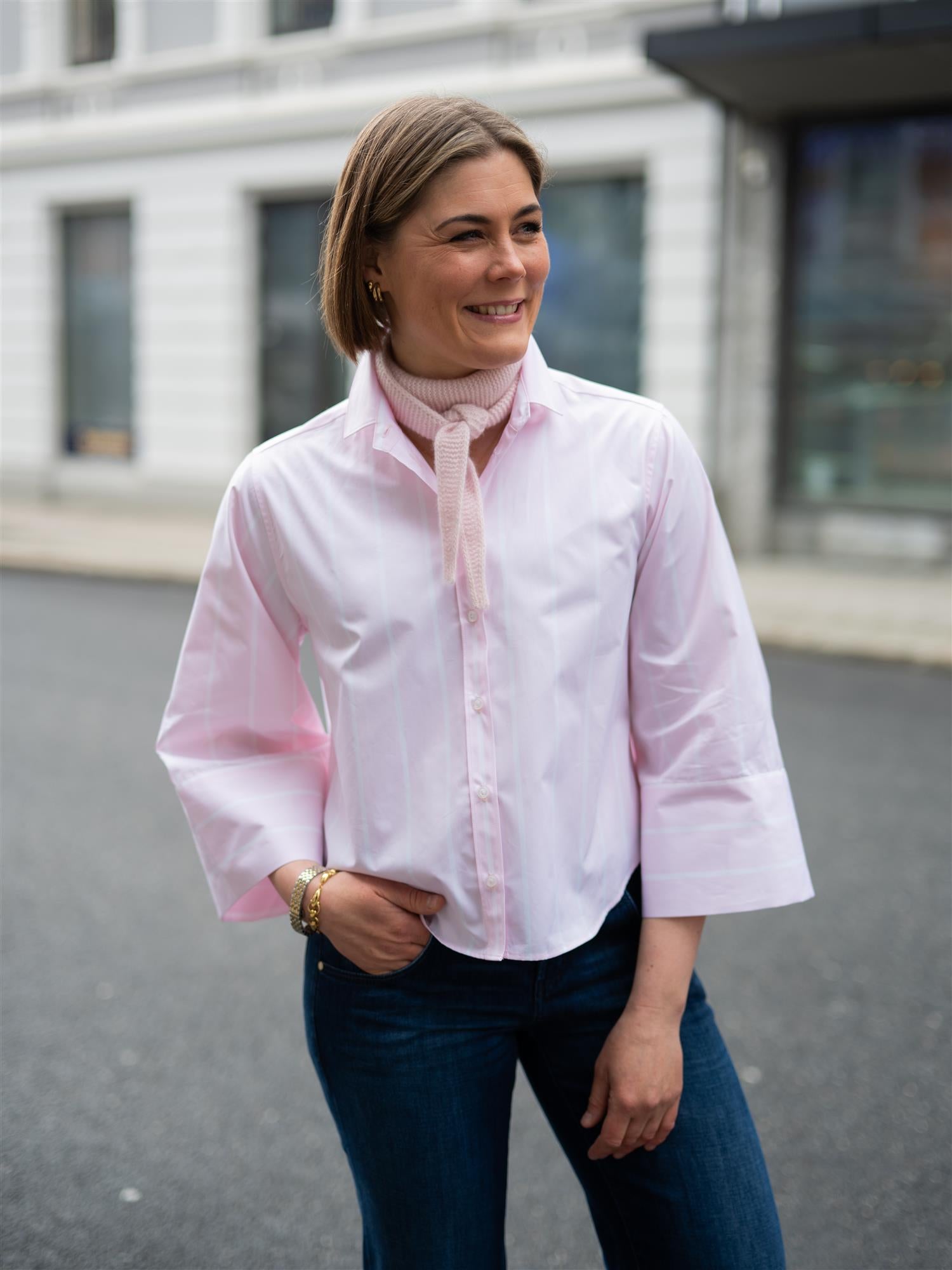Julie Josephine Anja Shirt Peony Stripe