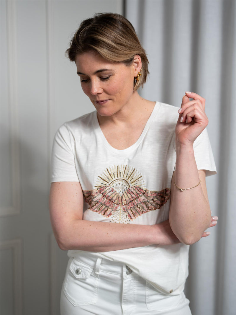 Mos Mosh Nadine O-SS Deco Tee