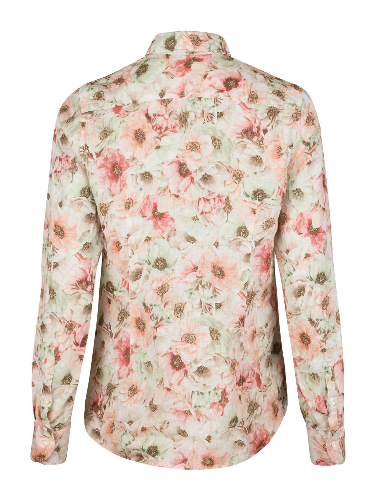 Stenströms Sofie Shirt Light Orange Pattern