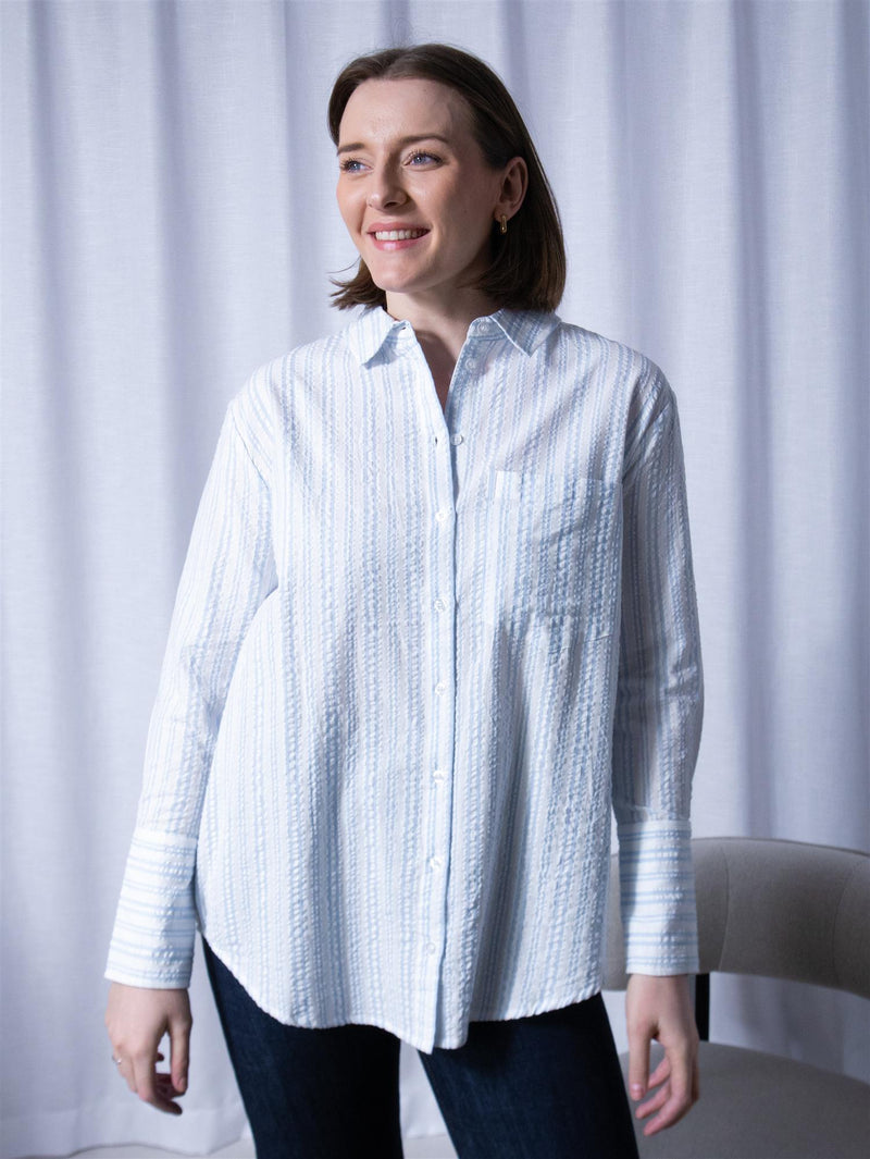 Camilla Pihl Bibi Crepe Shirt Light Blue