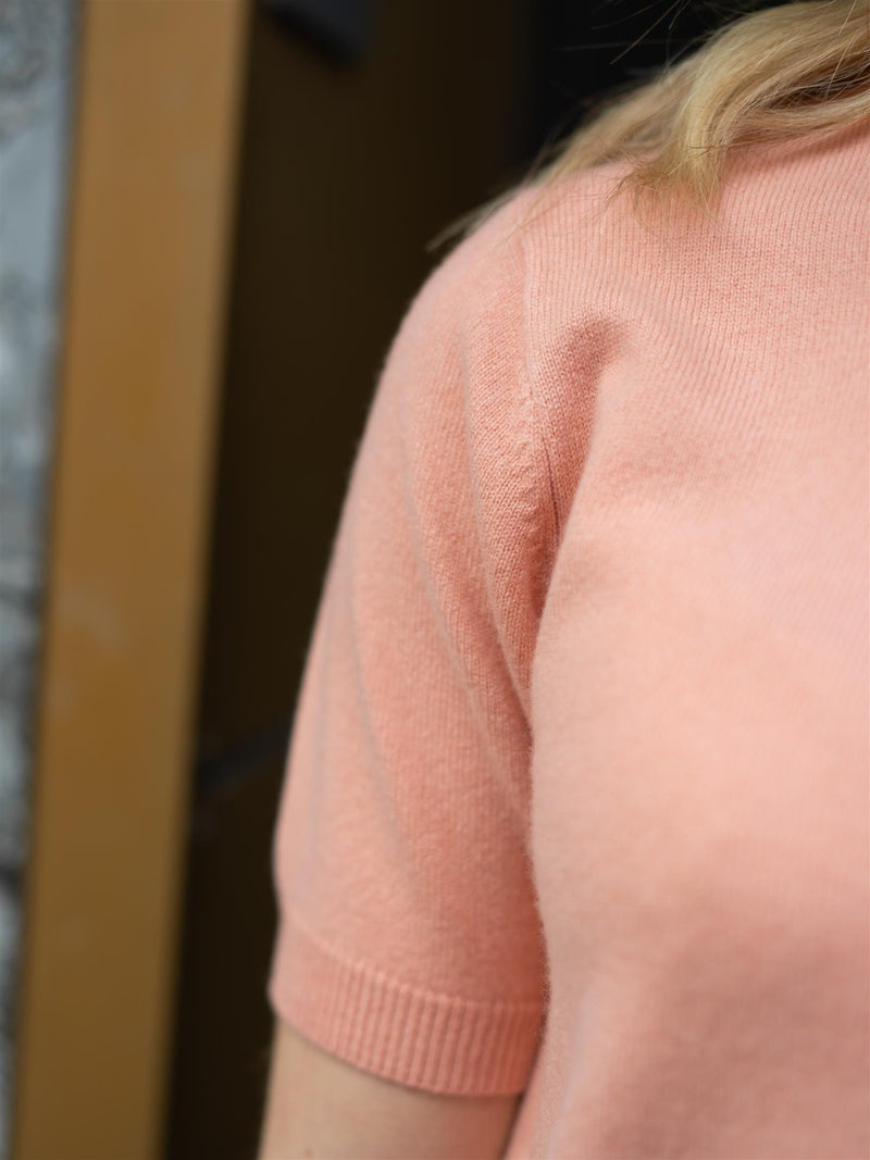 Stenströms Janet Short Sleeve Knit Orange