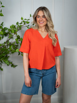 Mos Mosh MMRraina Alexis Blouse Spicy Orange