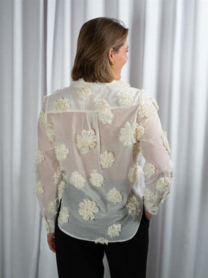 ONE and OTHER Mina Shirt Winter White