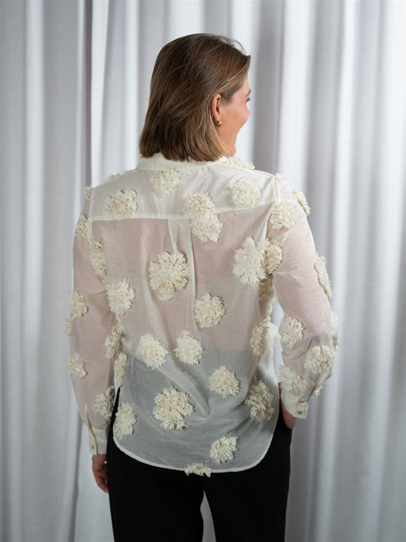 ONE and OTHER Mina Shirt Winter White