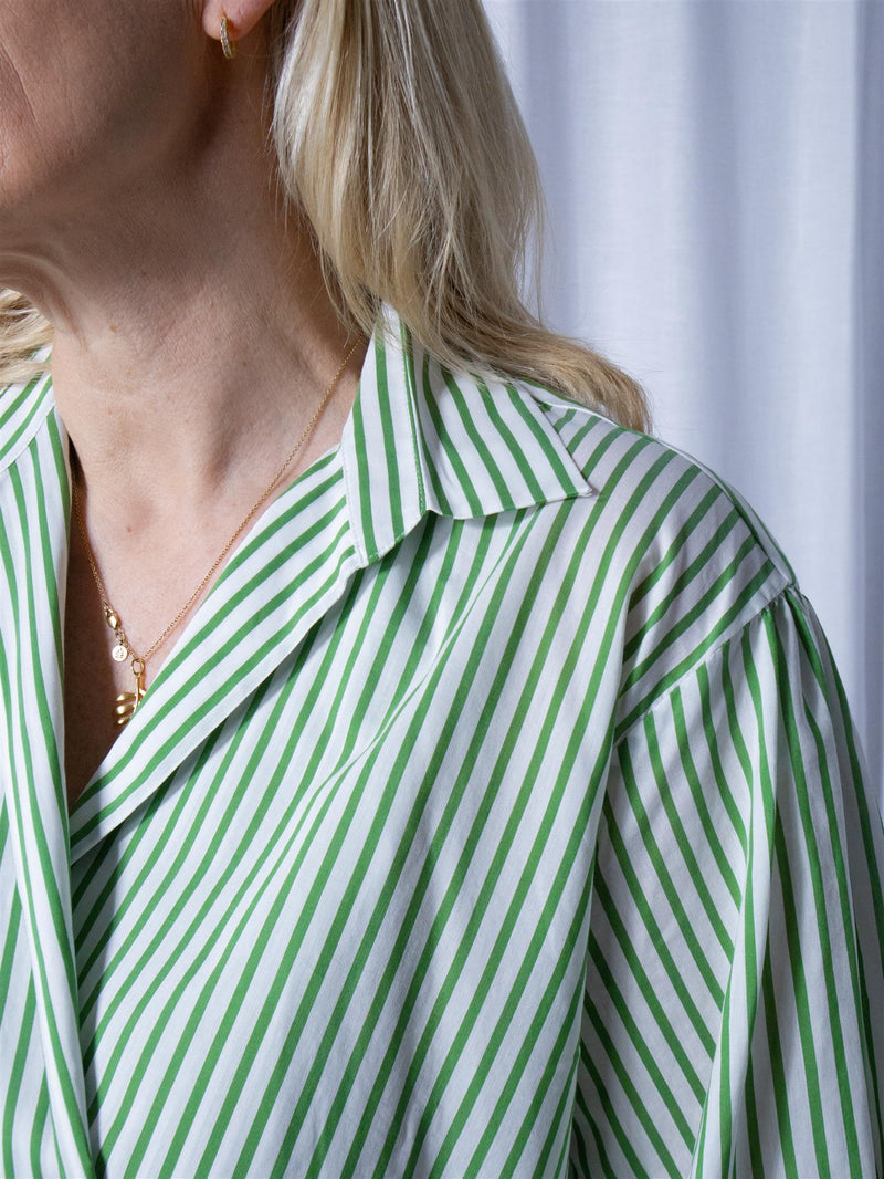 Max Mara Ceci Green Stripe