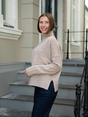 Dear Dharma Ida Sweater Beige