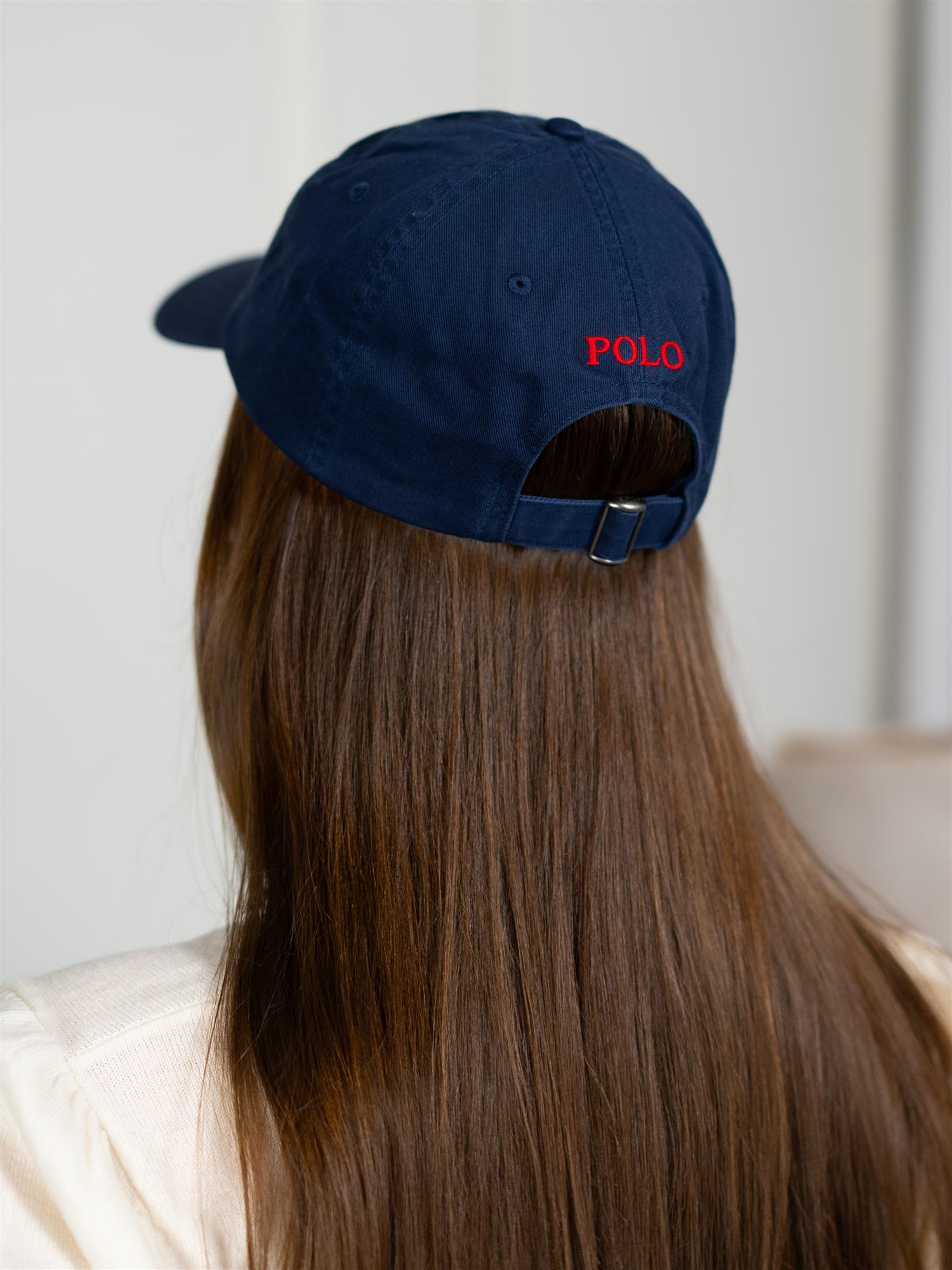Polo The Iconic Cotton Chino Ball Cap Newport Navy/Red