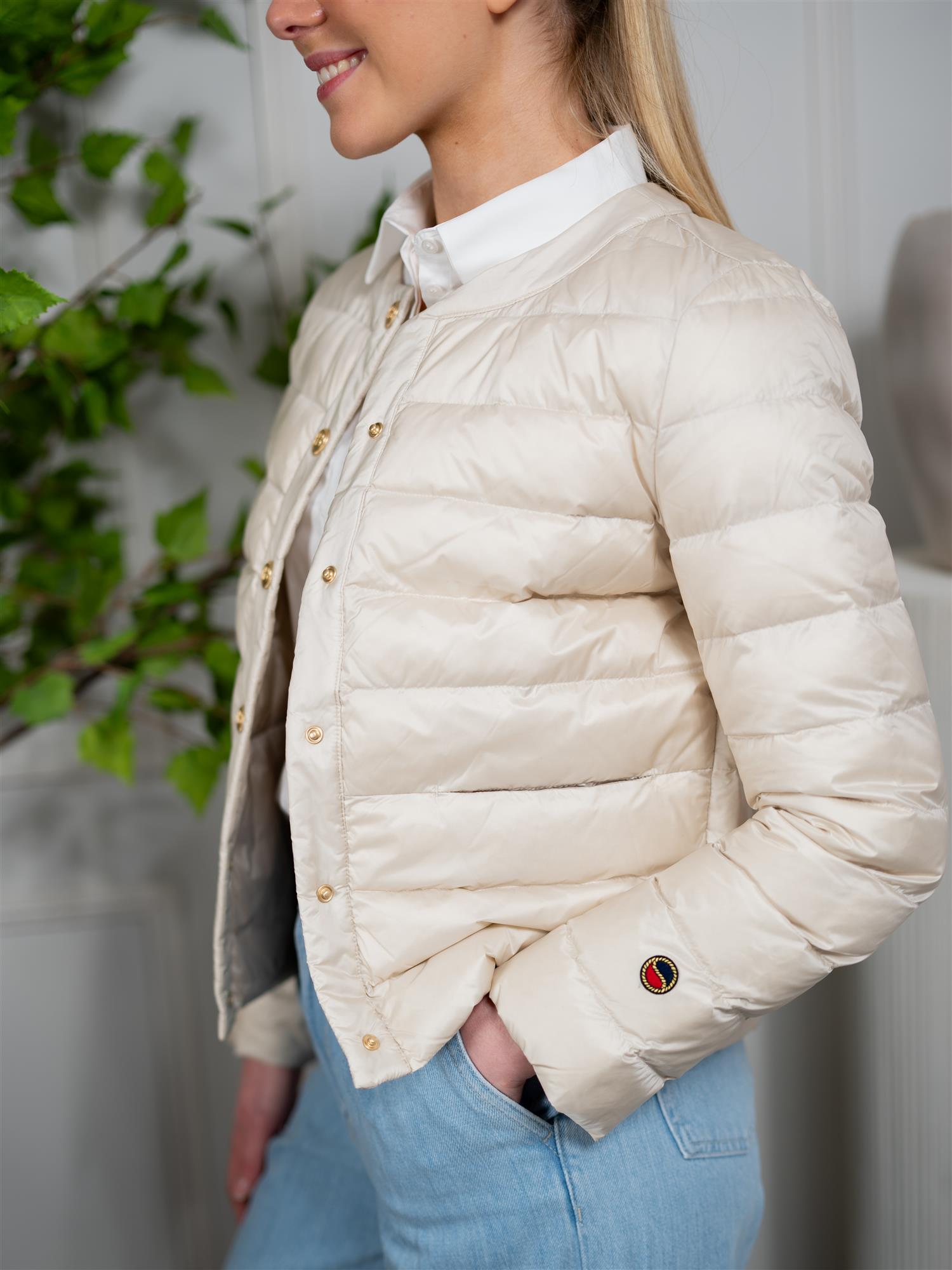 Busnel Indiana Down Jacket Silver Brick