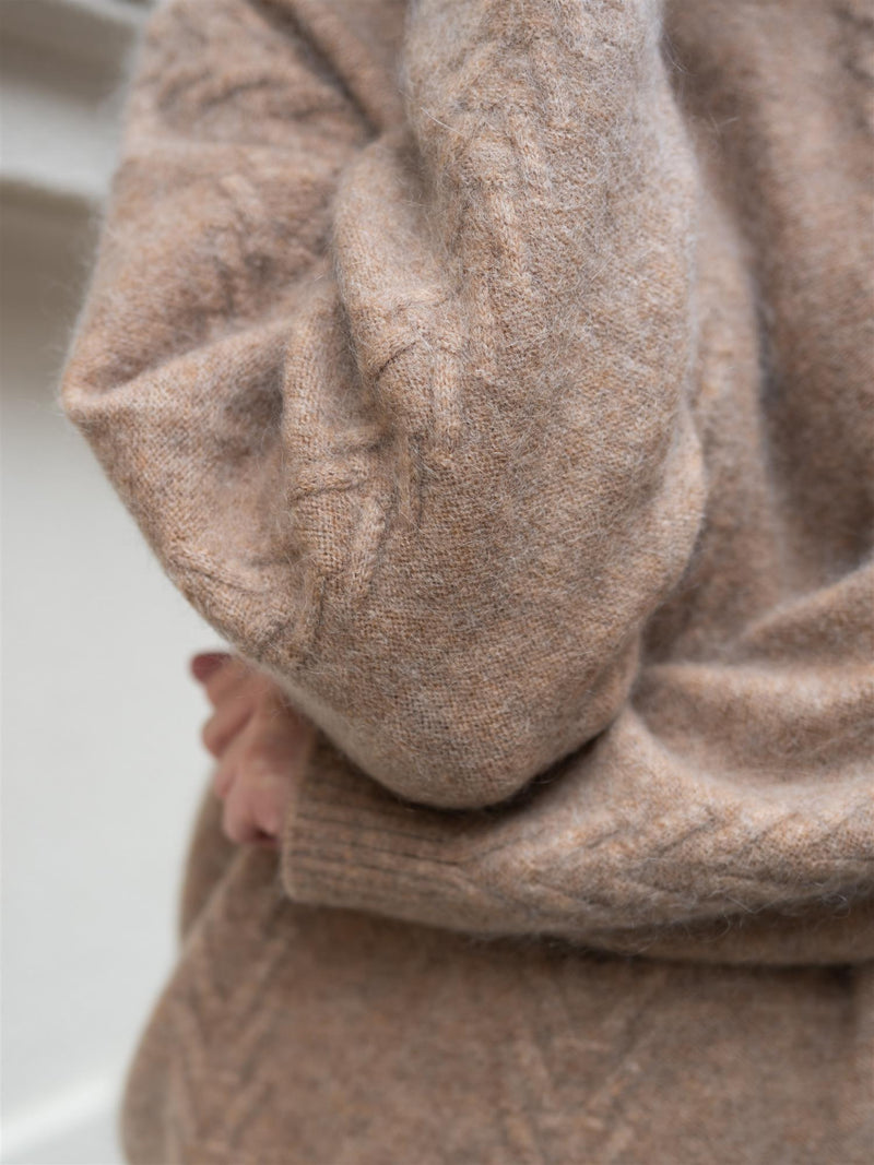 ONE and OTHER Marla Sweater Camel Melange