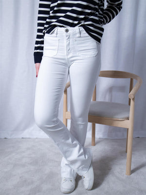 Denim Studio Jim Drill Cashmere Blanc