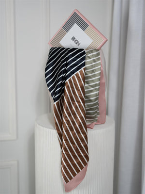 BRGN Rainbow Silk Scarf