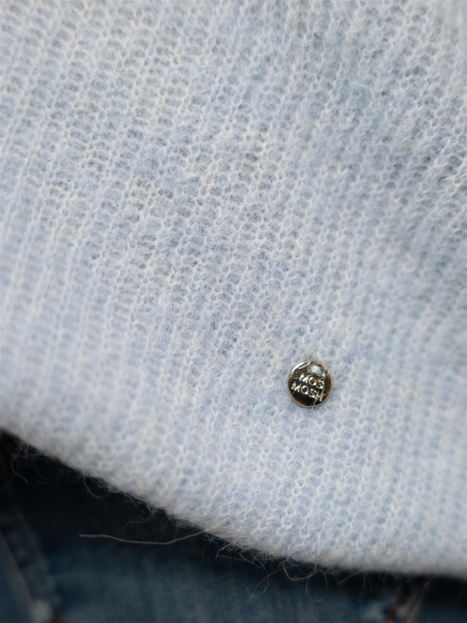 MMThora V-Neck Knit Cashmere Blue