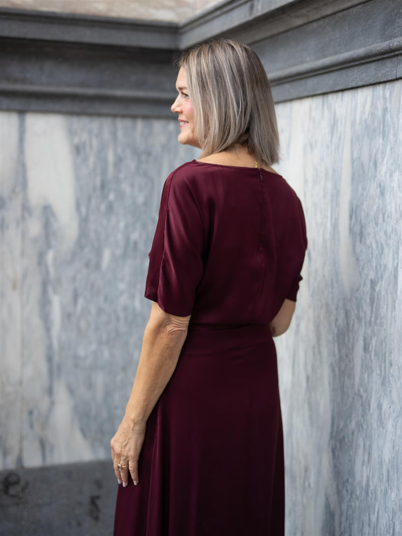 Stenströms Jessa Dress Dark Red