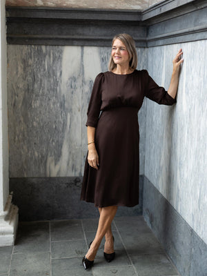 Riccovero Cinco Dress Brown