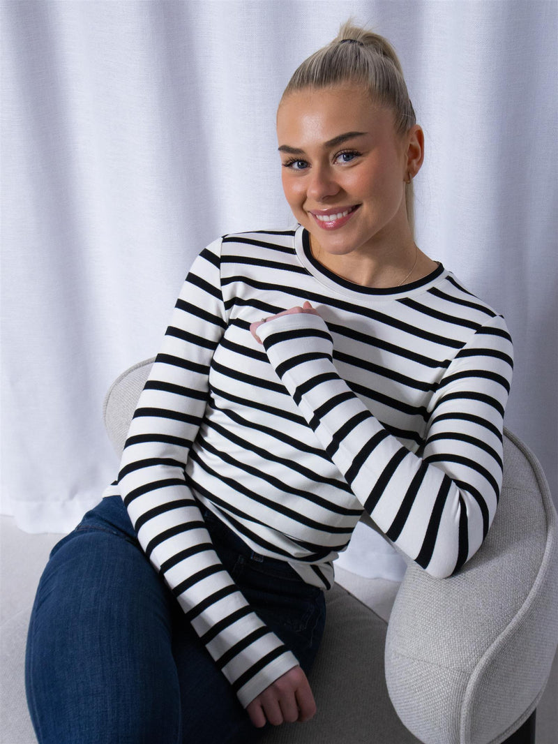 Stylein Canvey Top White Striped