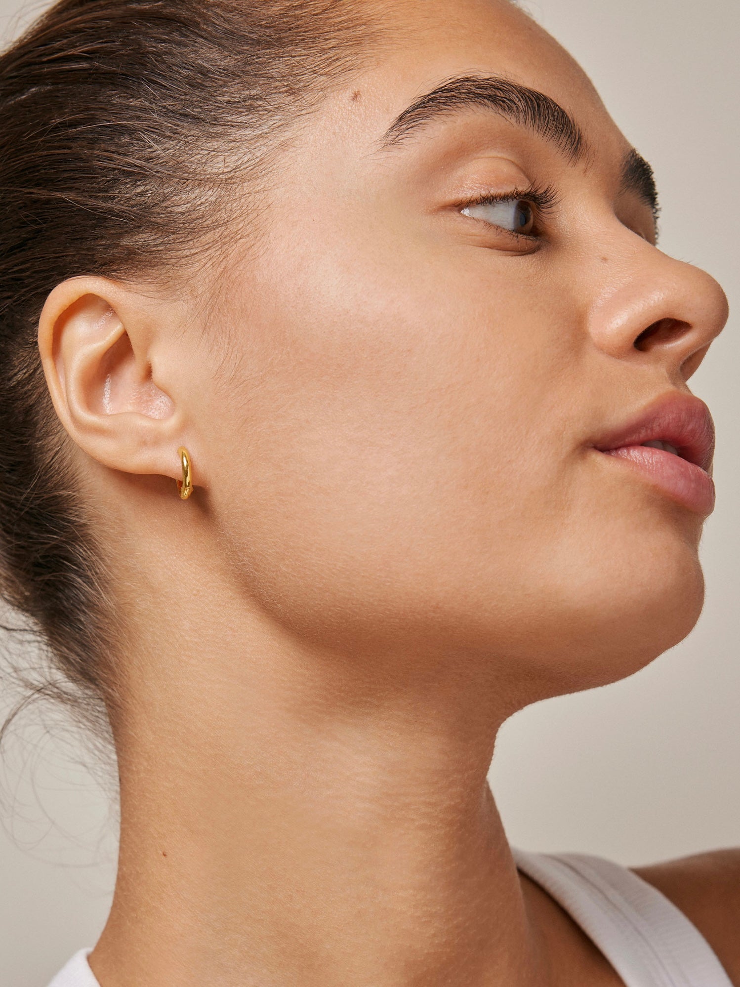 Enamel Chunky Classic Hoops 8mm