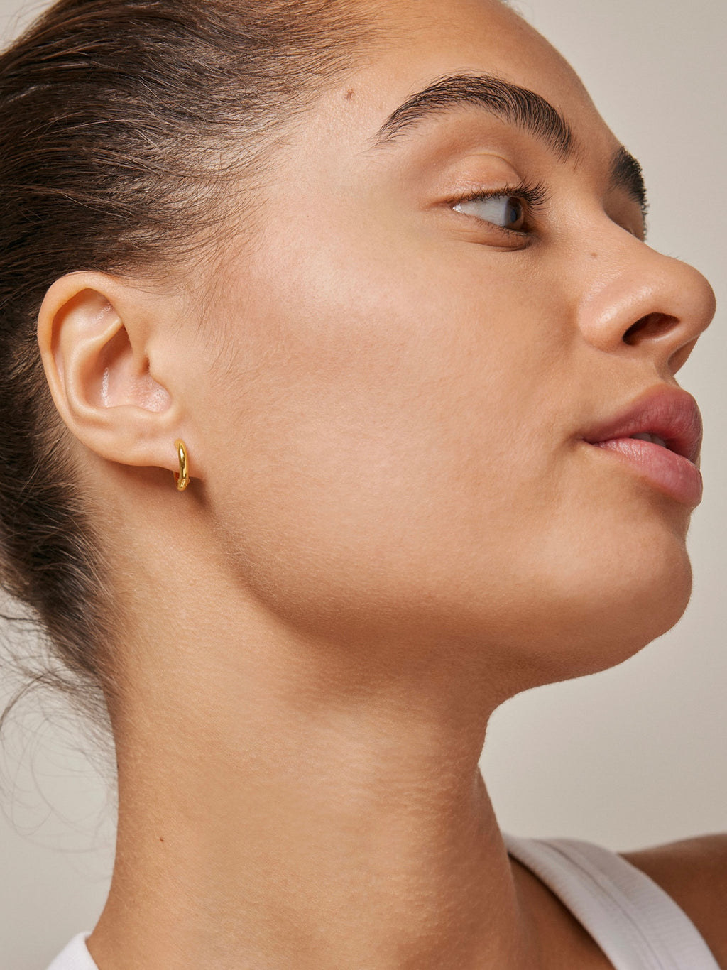 Enamel Chunky Classic Hoops 8mm