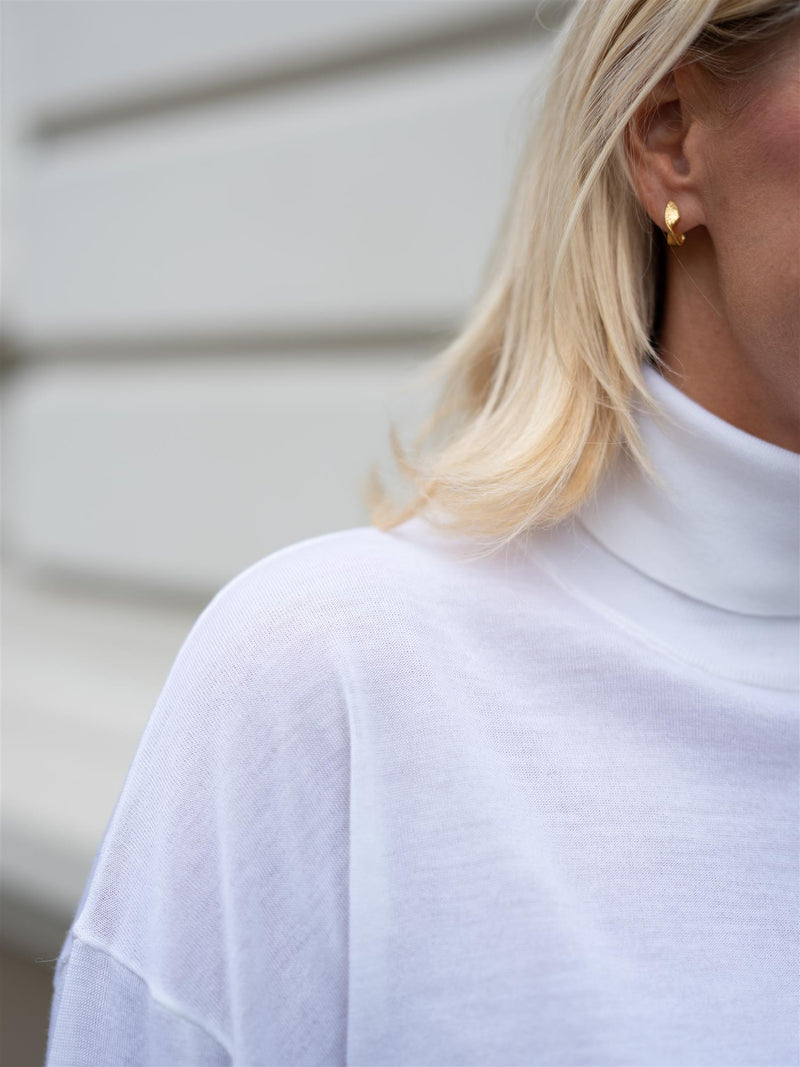 Christian Aks Tia Merino Knit White