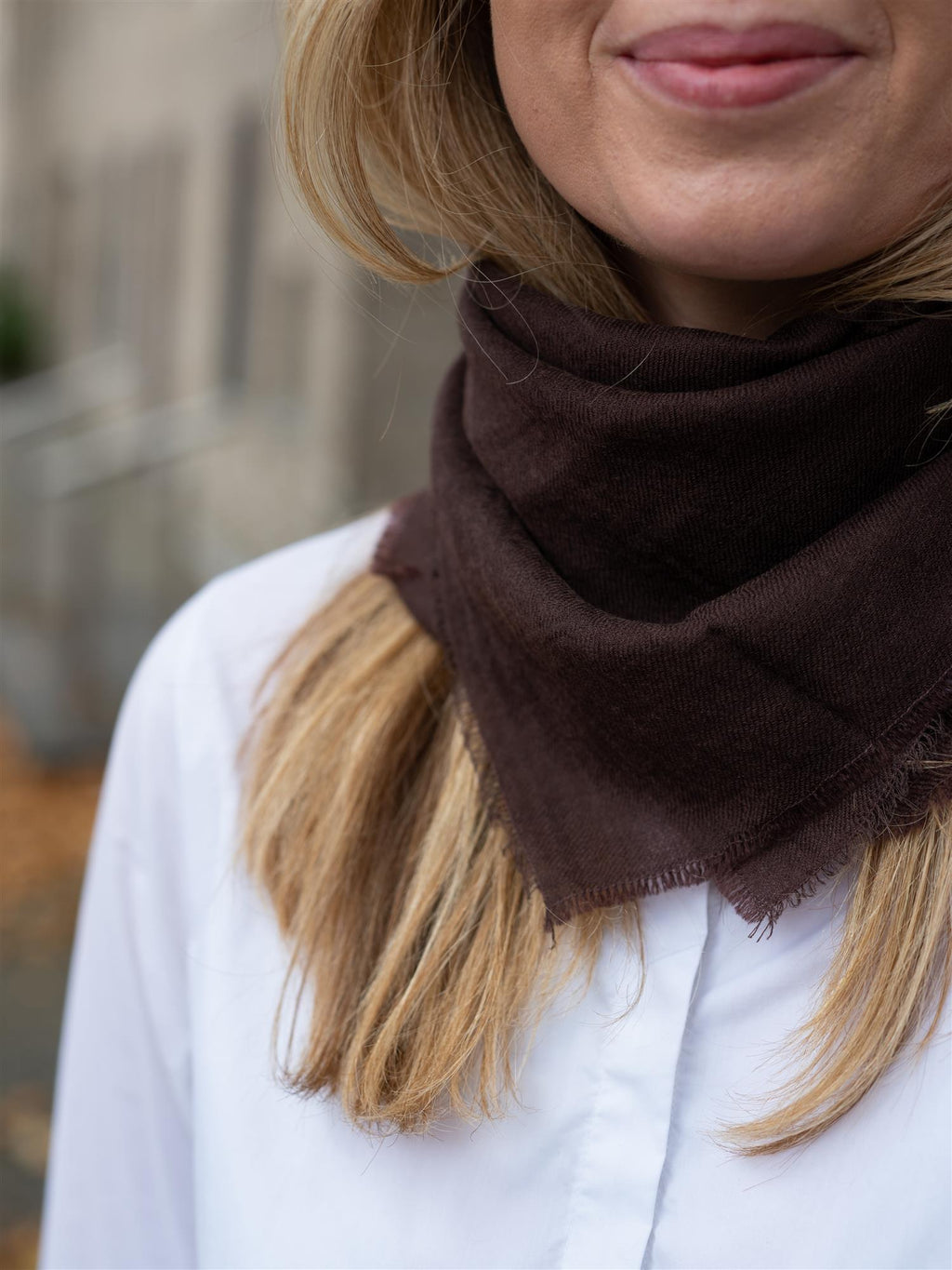 Beck Söndergaard Cashma Small Scarf Hot Fudge Brown