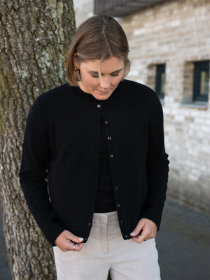 Dear Dharma Clara Cardigan Black