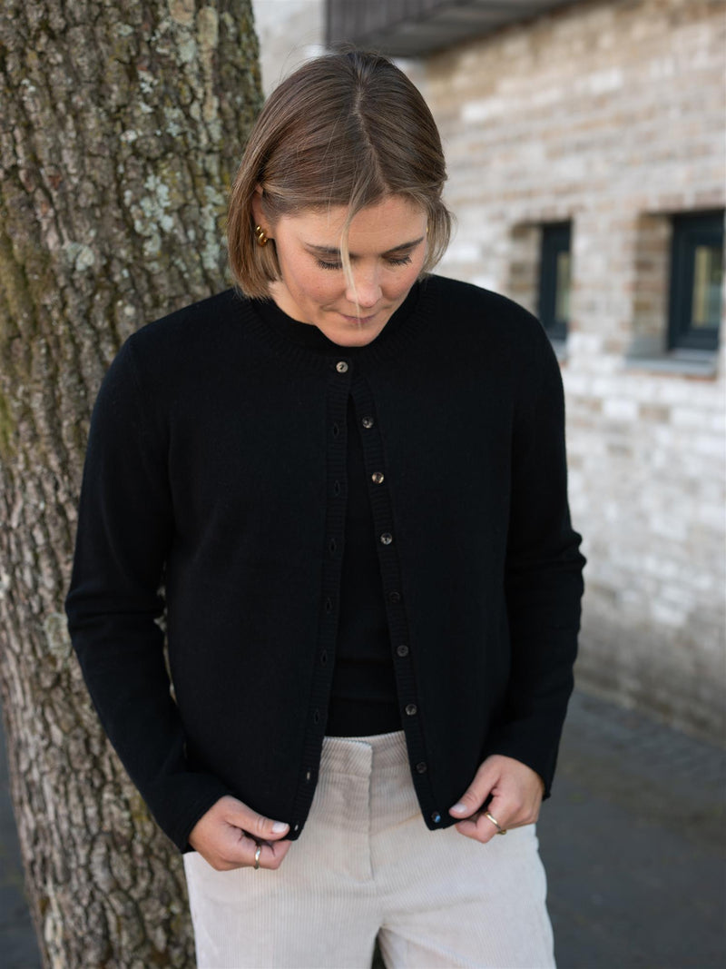 Dear Dharma Clara Cardigan Black